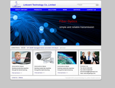 深圳光通信客戶企業(yè)外貿(mào)網(wǎng)站|網(wǎng)頁設計|UI|jiahuizi1215 - 原創(chuàng)設計作品 